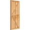 Ekena Millwork Framed Board-n-Batten Shutters w/Z-Bar, Rough Sawn Western Red Cedar, 21 1/2W x 49H, PR RBF06Z21X049RWR - alternate 4